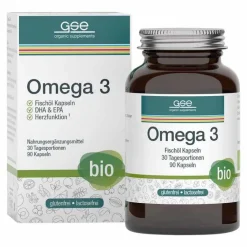 GSE Omega 3 Kapseln-Bio Omega 3 Fischöl Kapseln, 90 St