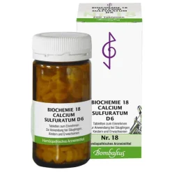 Biochemie 18 Calcium sulfuratum D 6 Tabletten, 200 St^Bombastus
