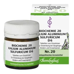 Biochemie 20 Kalium aluminium sulfuricum D 6 Tabletten, 80 St^Bombastus Hot