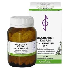 Biochemie 4 Kalium chloratum D 6 Tabletten, 500 St^Bombastus Hot