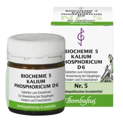 Bombastus Biochemie 5 Kalium phosphoricum D 6 Tabletten, 80 St- D 6|Salze 1-12
