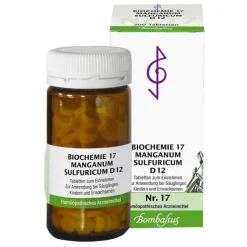 Biochemie 17 Manganum sulfuricum D 12 Tabletten, 200 St^Bombastus New