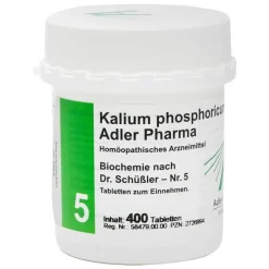 Biochemie 5 Kalium pho, 400 St^Adler Clearance