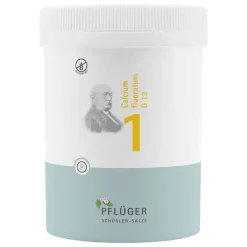 Pflüger Biochemie 1 Calcium fluoratum D 12 Tabletten, 1000 St- Salze 1-12|D 12