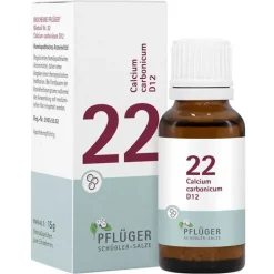 Pflüger Biochemie 22 Calcium carbonicum D 12 Globuli , 15 g- Salze Als Globuli|Salze 13-24