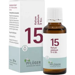 Pflüger Salze Als Tropfen|Salze 13-24-Biochemie 15 Kalium jodatum D 6 Tropfen, 30 ml