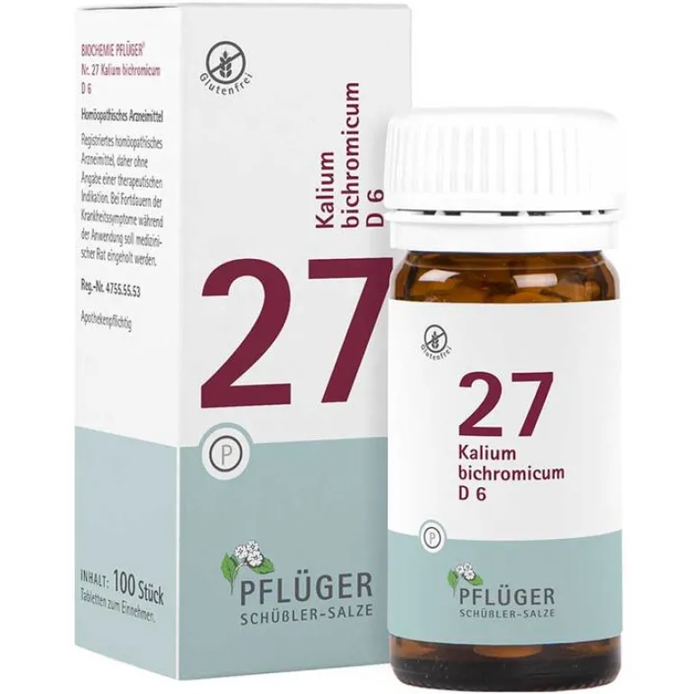 Biochemie 27 Kalium bichromicum D 6 Tabletten, 100 St^Pflüger Online
