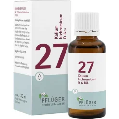 Biochemie 27 Kalium bichromicum D 6 Tropfen, 30 ml^Pflüger New