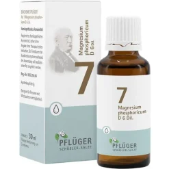 Pflüger Salze Als Tropfen|Salze 1-12-Biochemie 7 Magnesium phosphoricum D 6 Tropfen, 30 ml