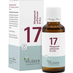Pflüger Salze Als Tropfen|Salze 13-24-Biochemie 17 Manganum sulfuricum D 6 Tropfen, 30 ml