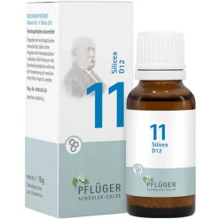 Pflüger Biochemie 11 Silicea D 12 Globuli, 15 g- Salze 1-12