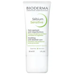 Bioderma Sebium sensitive Creme für unreine, ölige, zu Akne neigende Haut, 30 ml- Unreine Haut
