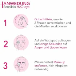 Sensibio H2O Reinigungslösung eye, 125 ml^Bioderma Online