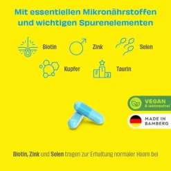 Bio-H-Tin Hair Essentials Men Forte Kapseln, 90 St- Mikronährstoffe