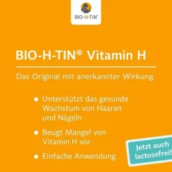 Bio-H-Tin Vitamin B7 (Biotin)-® Vitamin H 2,5 mg Tabletten, 28 St