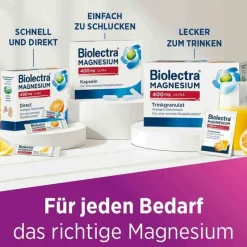 Biolectra Magnesium-Magnesium 400 mg Nerven & Muskeln Vital, 60 St