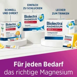 Biolectra Vitamin B6 (Pyridoxin)|Vitamin B12 (Cobalamin)-Magnesium 400 mg Nerven & Muskeln Vital, 30 St