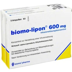 Biomo-lipon Biomo Lipon 600 mg Ampullen, 10 St- Medikamente|Alpha Liponsäure