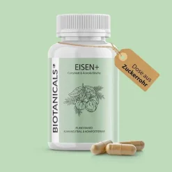 Biotanicals Eisen + Kapseln, 120 St- Hirnleistung & Nerven