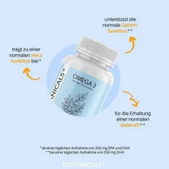 Omega-3 aus Algen vegan plant-based, 120 St^Biotanicals