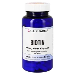 Hecht Pharma Biotin 10 mg GPH Kapseln, 120 St- Vitamin B7 (Biotin)