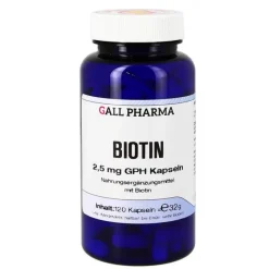 Hecht Pharma Biotin 2,5 mg GPH Kapseln, 120 St- Vitamin B7 (Biotin)