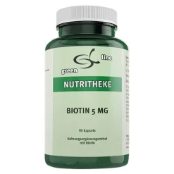 Green line Nutritheke Vitamin B7 (Biotin)-Biotin 5 mg Kapseln, 90 St