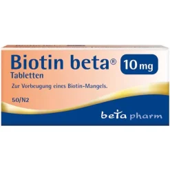 Beta Vitamin B7 (Biotin)-Biotin ® 10 mg Tabletten, 50 St