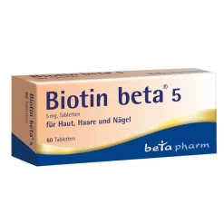 Beta Vitamin B7 (Biotin)-Biotin 5 Tabletten, 60 St