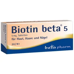 Beta Vitamin B7 (Biotin)-Biotin 5 Tabletten, 20 St