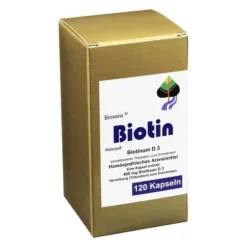 Bioxera Biotin Kapseln, 120 St- Vitamin B7 (Biotin)