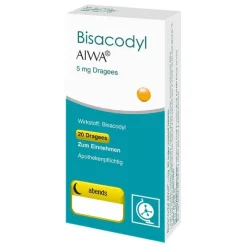 AIWA Abführmittel-Bisacodyl 5 mg magensaftresistente Tabletten, 20 St