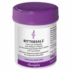 Bombastus Bittersalz Pulver, 100 g- Abführmittel