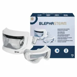 Blephasteam Wärmebrille kabellos, 1 St- Kalt-Warm Kompresse|Augentropfen Trockene Augen