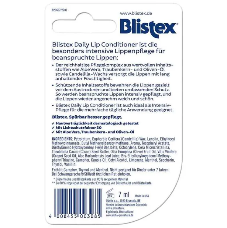 Blistex Lippenpflege-Lip Conditioner Salbe, 7 ml