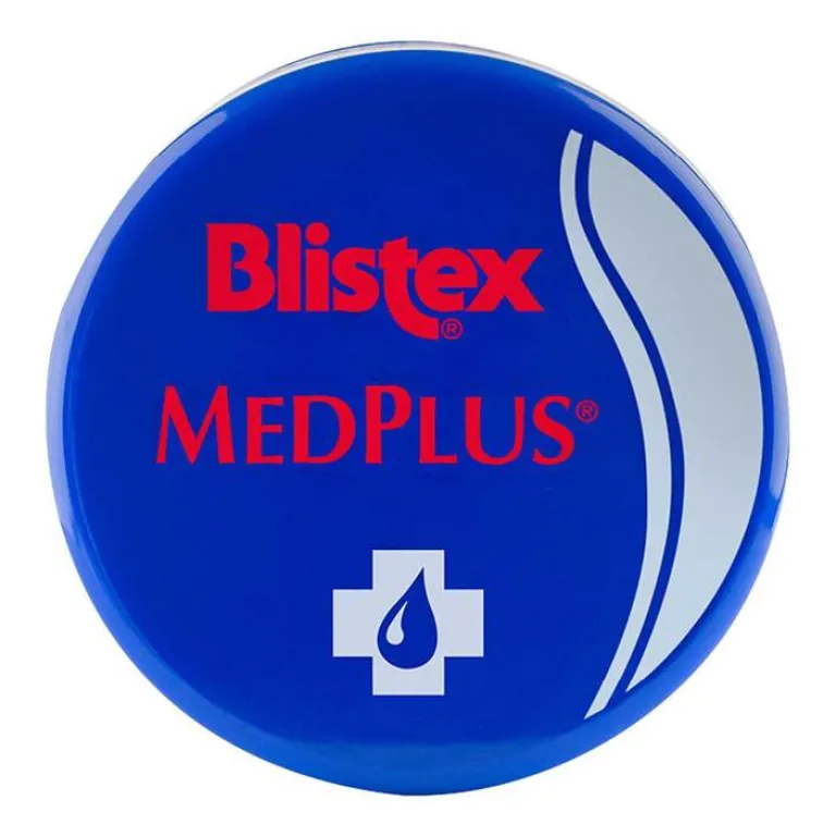 Blistex Medplus Creme ohne Mineralöl Tiegel, 7 ml- Lippenpflege
