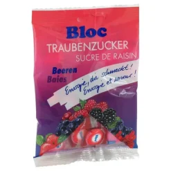 Bloc Traubenzucker|Traubenzucker-Traubenzucker Beerenmix Beutel, 75 g