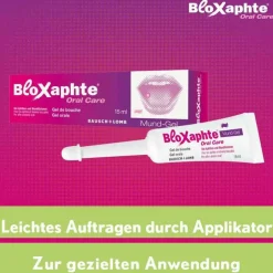 Bloxaphte Mundpflege|Zahnfleischentzündung Medikamente-® Oral Care Mundgel, 15 ml