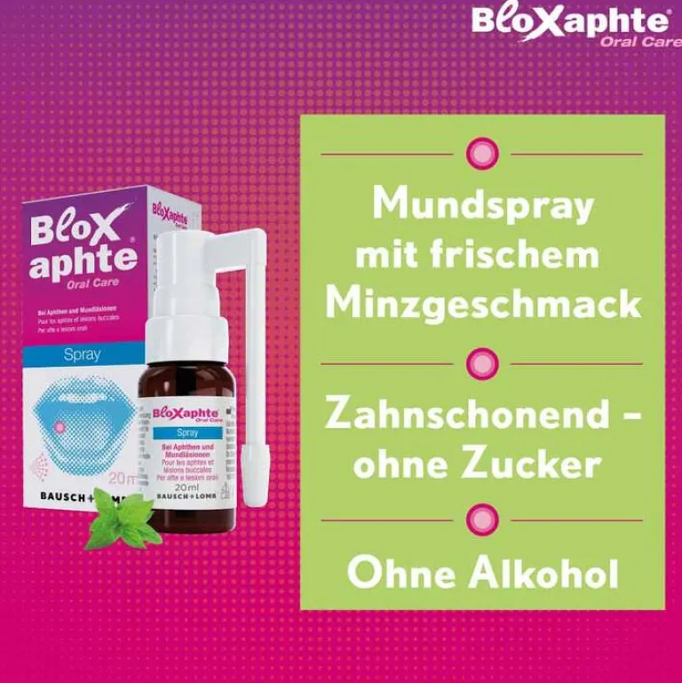 ® Oral Care Mundspray bei Aphthen und Verletzungen im Mund, 20 ml^Bloxaphte Clearance