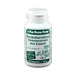 Bockshornklee 300 mg Samenextrakt plus Kapseln, 60 St^The Nutri Store Outlet