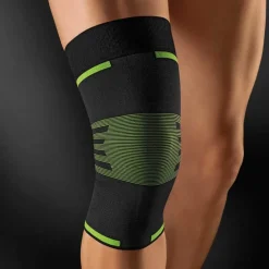 Bort Activecolor Sport Kniebandage XL schwarz / grün, 1 St- Kniebandagen