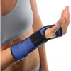 Bort Handgelenkbandagen-Handgelenkstütze mit Aluschiene rechts medium blau, 1 St