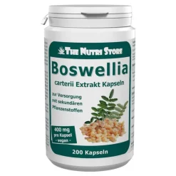 The Nutri Store Boswellia Carterii 400 mg Extrakt veget. Kapseln, 200 St- Weihrauch