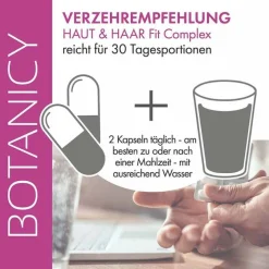 Feelgood Botanicy Haut & Haar Fit Complex mit Actrisave Kapseln, 60 St- Mikronährstoffe