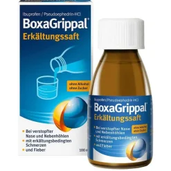 Erkältungssaft 200 mg/10 ml + 30 mg/10 ml, 100 ml^Boxagrippal Hot