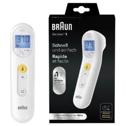 Braun Sensian 3 kontaktloses Thermometer, 1 St- Fieberthermometer