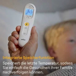 Braun Sensian 3 kontaktloses Thermometer, 1 St- Fieberthermometer