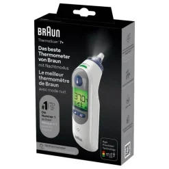 Braun Thermoscan 7 + Infrarot-Ohrthermometer, 1 St- Fieberthermometer