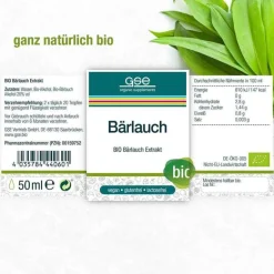 GSE Sonstige Bio Produkte-Bärlauch Extrakt Bio 24% V / V, 50 ml