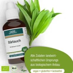 GSE Sonstige Bio Produkte-Bärlauch Extrakt Bio 24% V / V, 50 ml